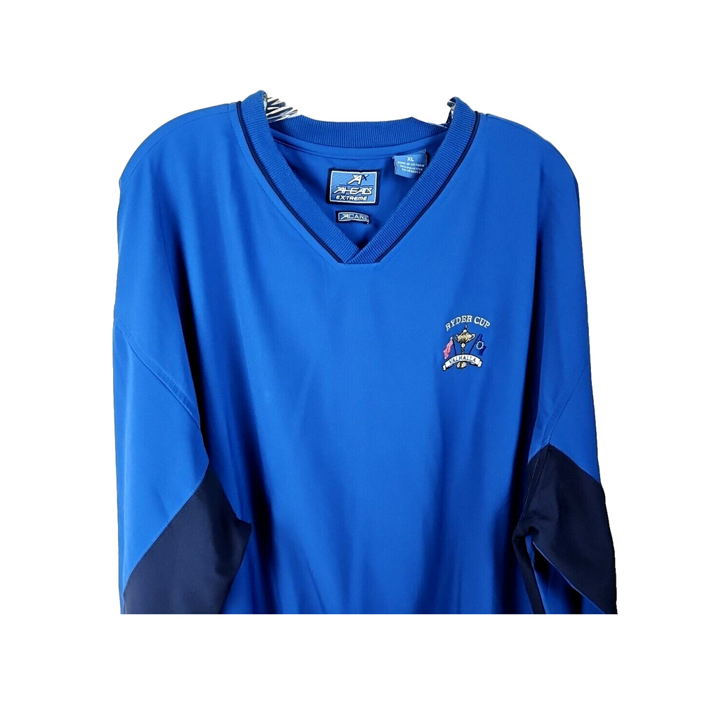 Ryder Cup Valhalla Golf Wind flex Pullover Jacket Men's XL Ahead Extreme